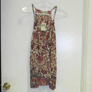 Vintage Woman Shirt V Neckline Lucky Brand Est.1990 Live in Love-New